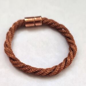 Elegant Copper Twist Bracelet